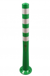 Flexibler Absperrpfosten "Flexipfosten" Ø 80 mm, grün, überfahrbar